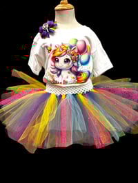 Birthday Unicorn tutu set