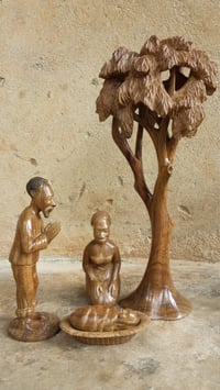 Image 2 of African tree nativity with big five