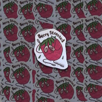 Berry Stressed Sticker