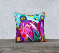 Image 1 of "Echinacea Love" Pillow Case