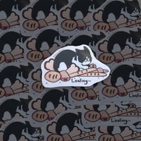 Image 3 of Loafing Cat Sticker