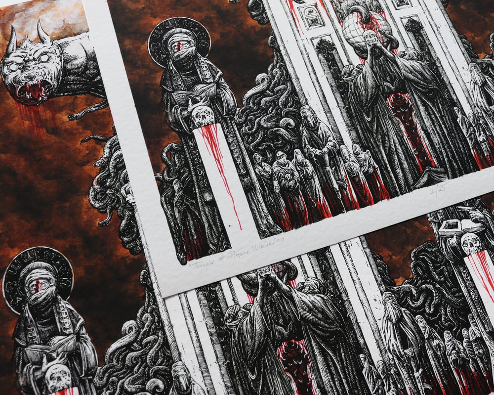 Temple of Profane Wisdom ART PRINT