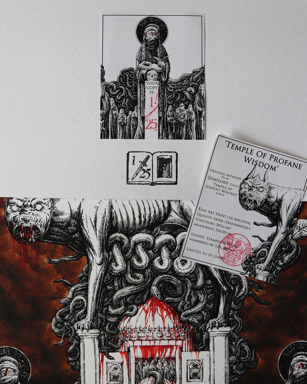 Temple of Profane Wisdom ART PRINT