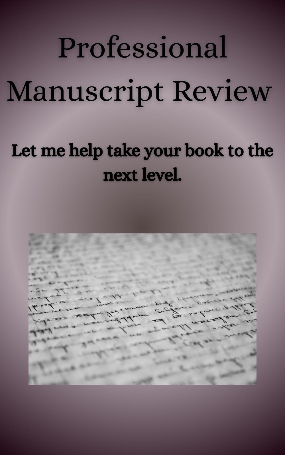 Image of Professional Manuscript Review