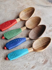 Image 1 of Hand carved eating spoons 