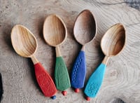 Image 2 of Hand carved eating spoons 