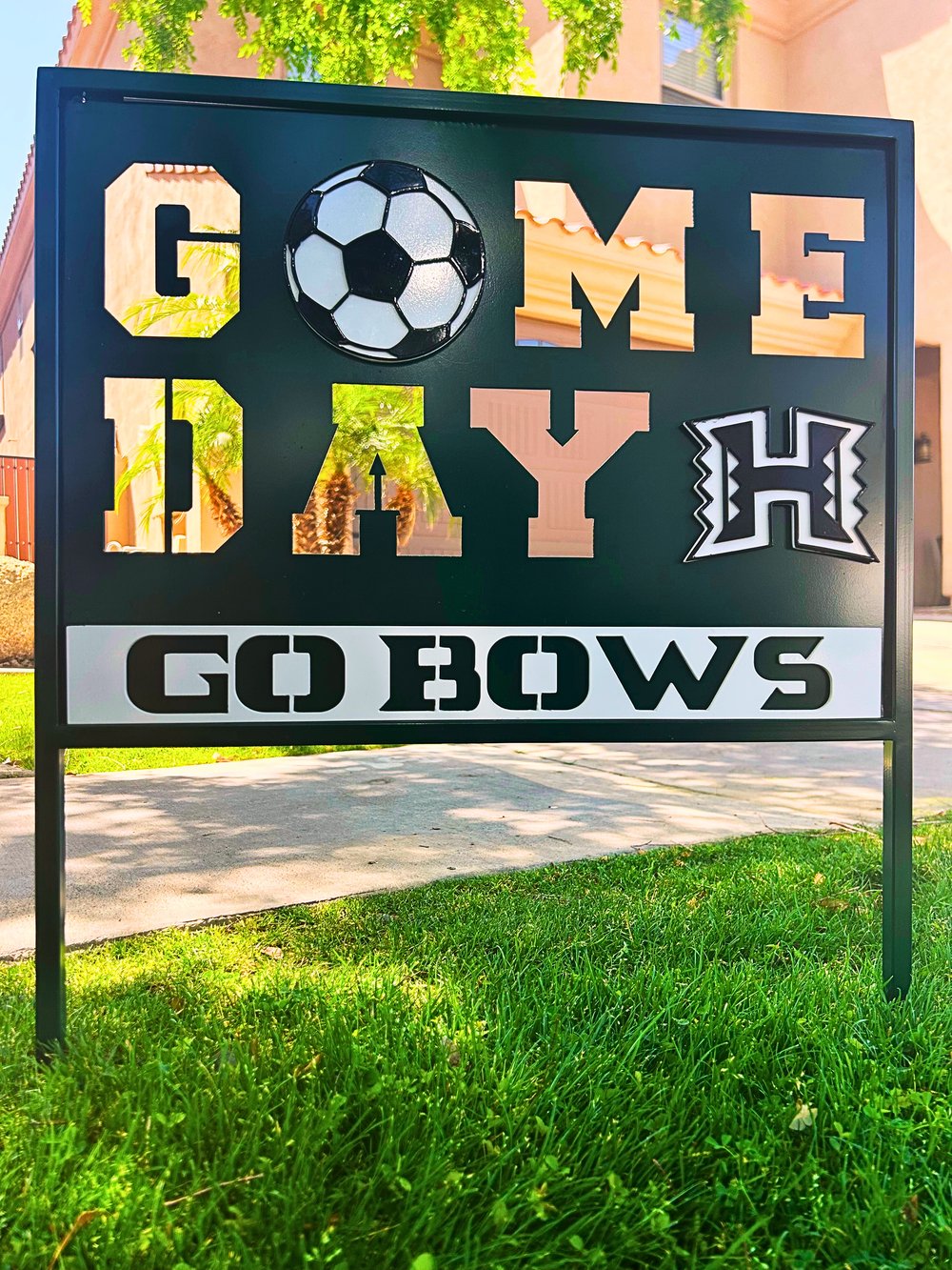 Image of Custom Metal Game Day Yard Signs