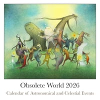 PREORDER- 2026 Obsolete World Wall Art Calendar