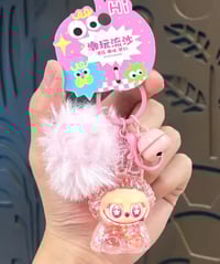 Image 3 of Labubu bell keychain 