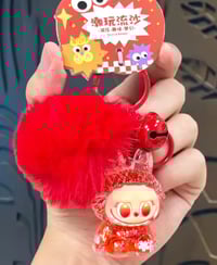 Image 4 of Labubu bell keychain 