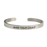 Image 3 of Make today Count Bracelet -a symbol of mindfulness, motivation, and living with intention