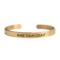 Image 4 of Make today Count Bracelet -a symbol of mindfulness, motivation, and living with intention