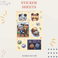 Sticker Sheet - Phainon & Mydei Amusement Park