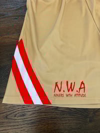 Image 2 of Gold NWA Shorts