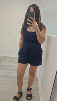 Image 4 of Midnite blue short set