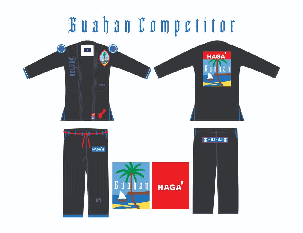 Image of GUAHAN COMPETITOR (BLACK) ADULT GI