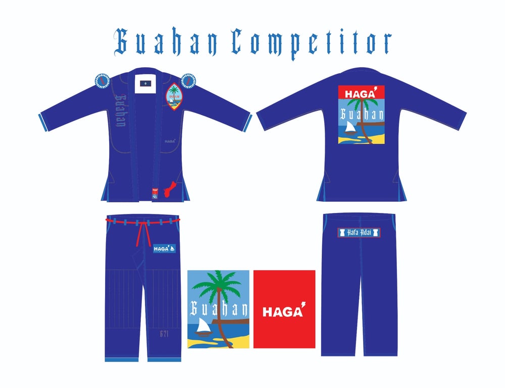 Image of GUAHAN COMPETITOR (ROYAL BLUE) ADULT GI
