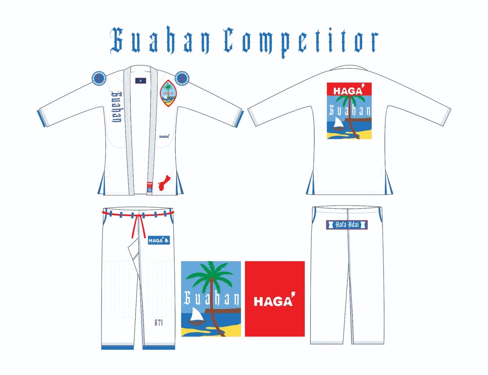 Image of GUAHAN COMPETITOR (WHITE) ADULT GI