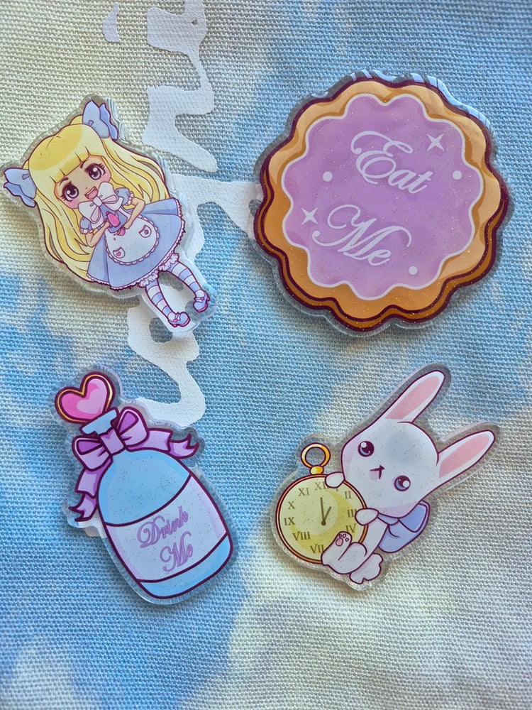 Image of Alice in Wonderland Set of 2 Magnets - Drink Me