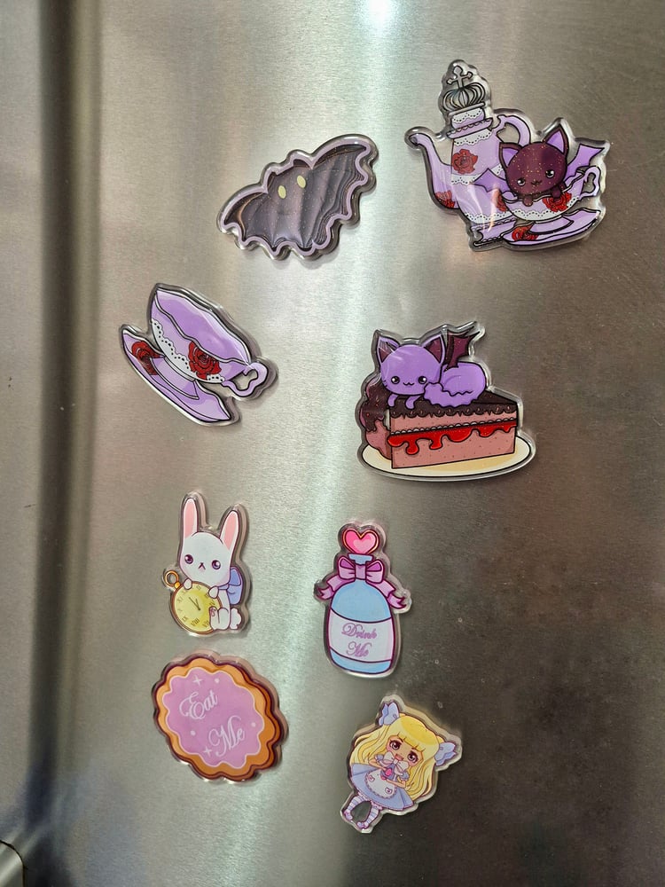 Image of Alice in Wonderland Set of 2 Magnets - Drink Me