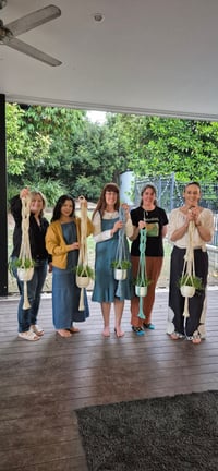 Image 1 of Private Group | Macrame Plant Hanger Workshop 