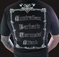 Image 2 of BESTIAL WARLUST - Australian Barbaric Warmetal Attack T - Shirt
