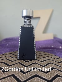 Image 1 of Black Collection: Hand-Painted & Embellished Beverage/Shelf Accent