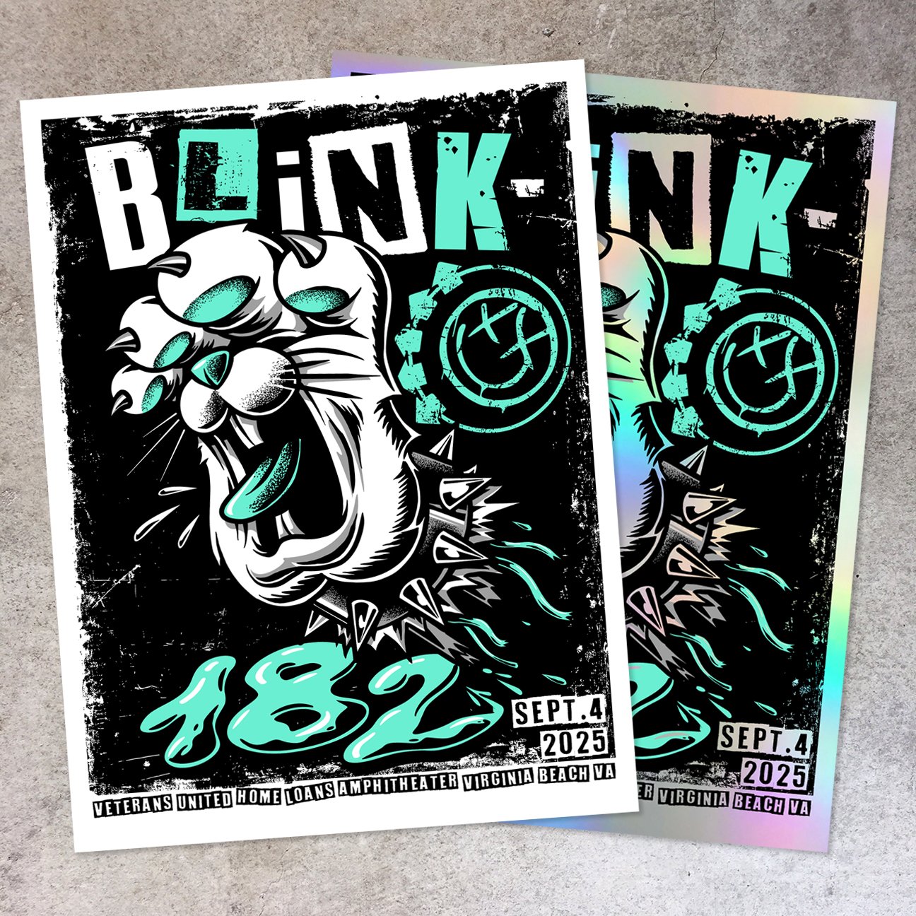 F4D Studios — Blink-182 Virginia Beach Posters