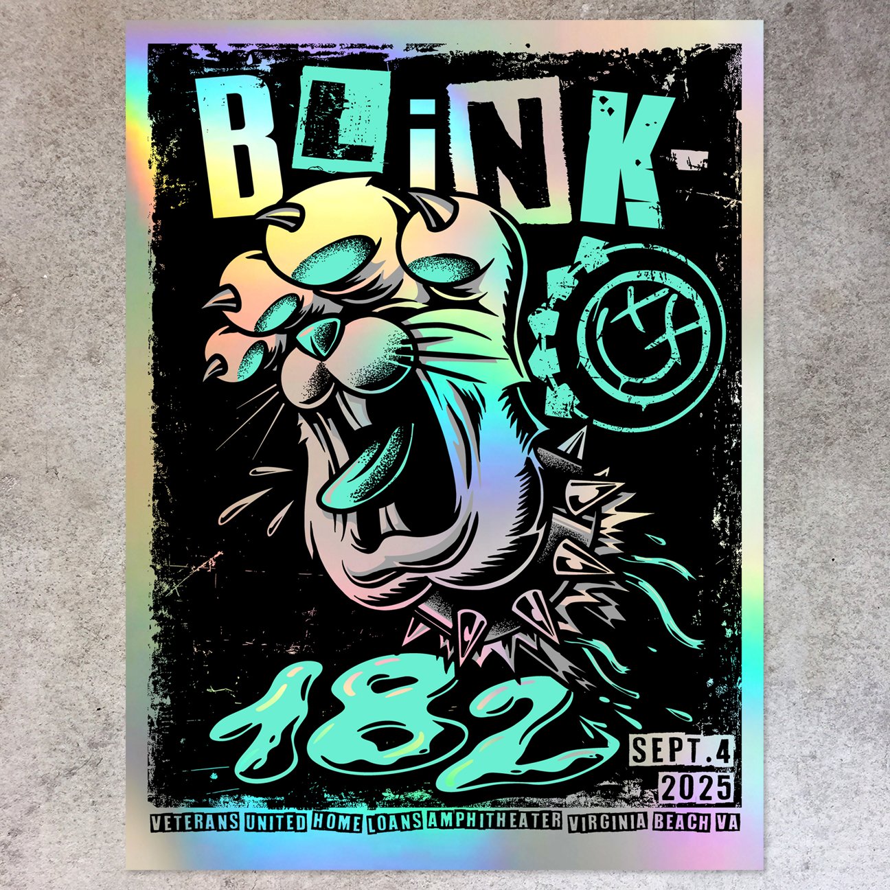 F4D Studios — Blink-182 Virginia Beach Posters