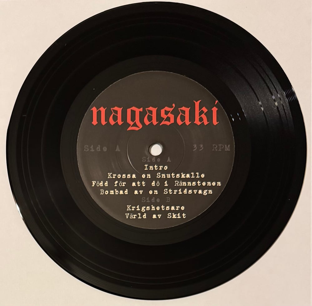 Nagasaki S/T EP black vinyl 7-inch record
