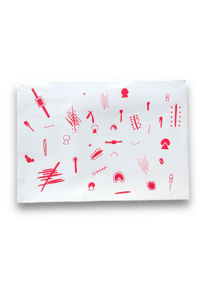 marks that could be scars 3 drawing