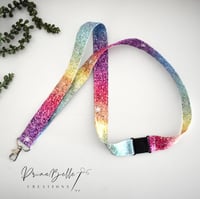 Image 1 of Glitter Rainbow Ombre - Lanyard