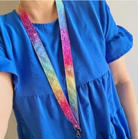 Image 2 of Glitter Rainbow Ombre - Lanyard