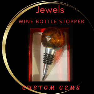 Image of Resin wine bottle stoppers  