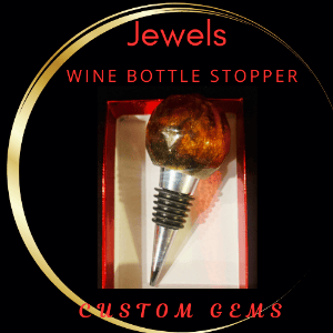 Image of Resin wine bottle stoppers  