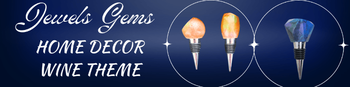Image of Resin wine bottle stoppers  