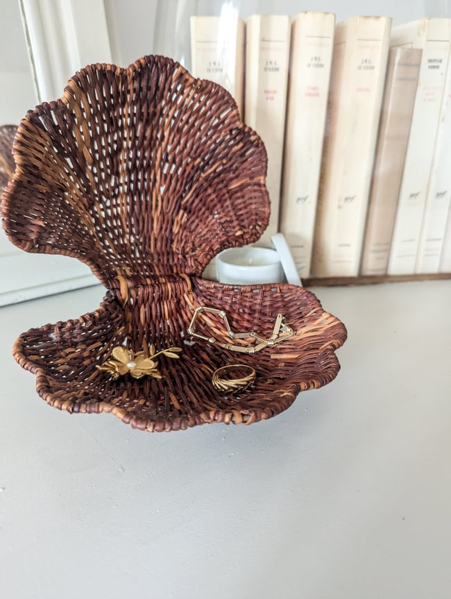 .Vide poche coquillage.