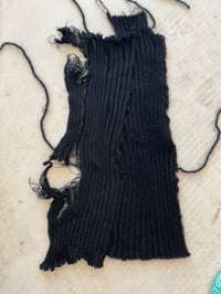 Image 1 of Unique piece merino mohair top backless 