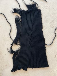 Image 2 of Unique piece merino mohair top backless 