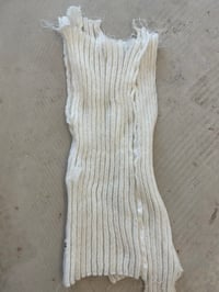 Image 3 of Unique piece mohair distressed top 