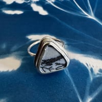 Image 4 of Make Your Own Silver Sea Glass or Sea Pottery Ring