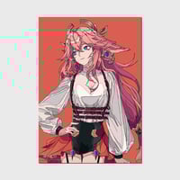 Image 1 of Yae Miko Illustration Print