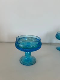 Image 5 of Vintage Blue Gelato Glasses (Set of 5)