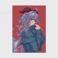 Image 1 of Ganyu Illustration Print