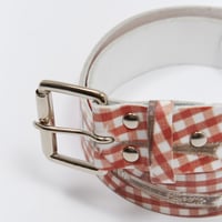 Image 2 of PICNIC leather printed belt