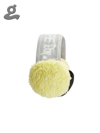 Image 2 of  Grey Music Notation Knitted Earmuffs