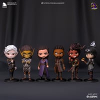 Image 1 of Baldur's Gate Chibi's - Karlach, Wyll, Gale, Shadowheart, Astarion, Lae'zel