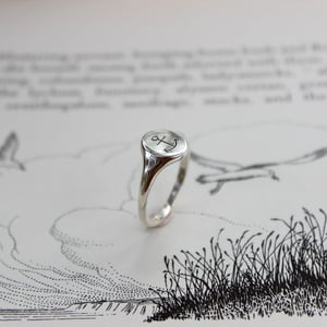 Image of SAMPLE SALE:  Silver Signet rings