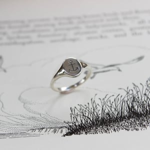 Image of SAMPLE SALE:  Silver Signet rings