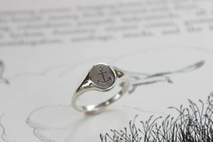 Image of SAMPLE SALE:  Silver Signet rings